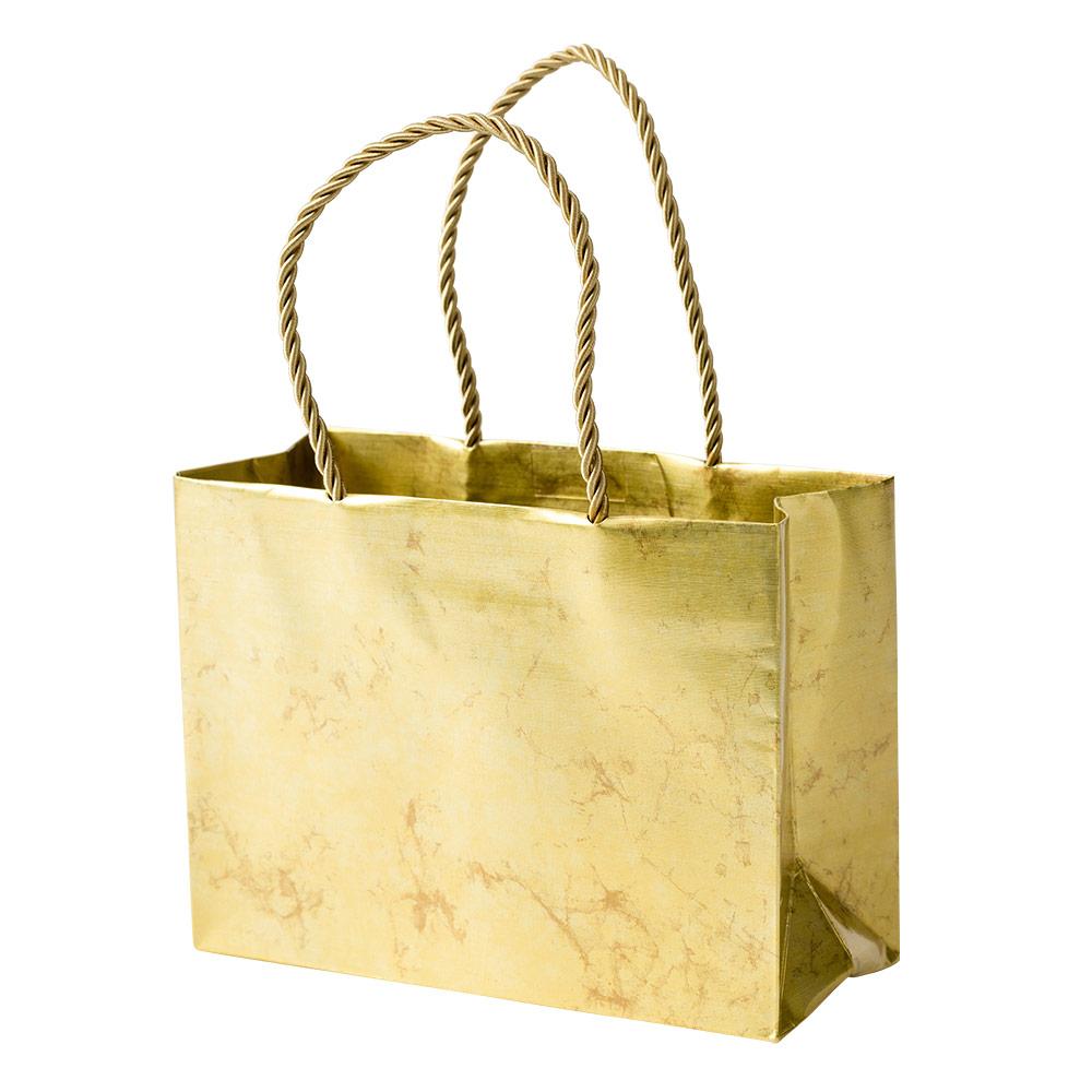 Caspari Antique Gold Small Gift Bag - 1 Each – Caspari Europe