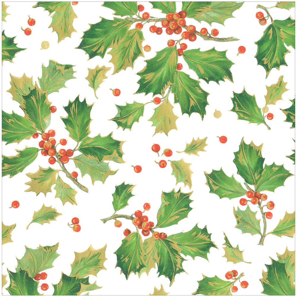 Domino Paper Floral Cross Brace Gift Wrapping Paper - 76 cm x 2.44 m R –  Caspari Europe