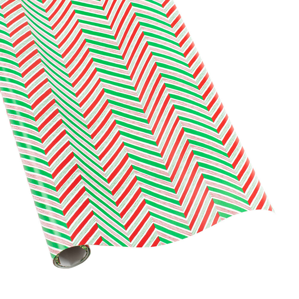 Candy Cane Stripes in Red and Green on 7/8 satin ribbon