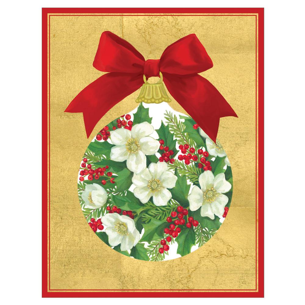 Caspari 4 x 6 Christmas Card Address Book Tabless Paper Refill