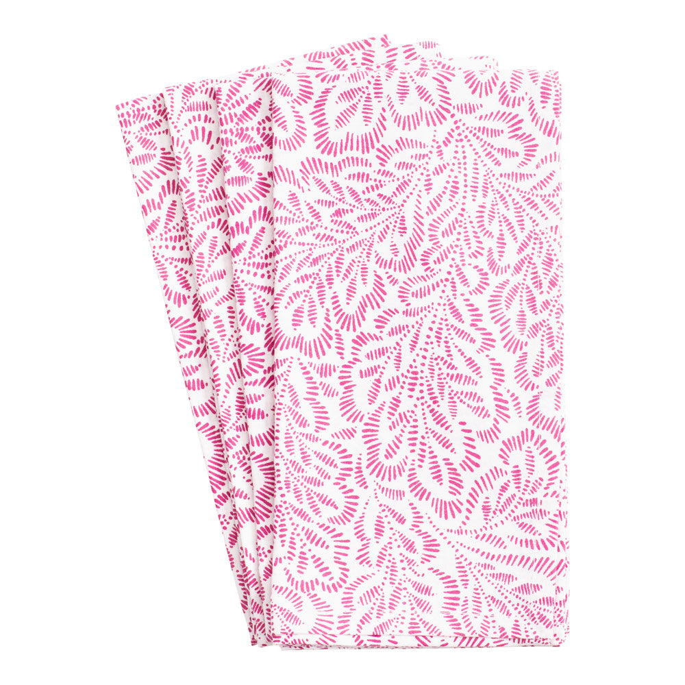 Block Printed Cotton Napkins - fyre