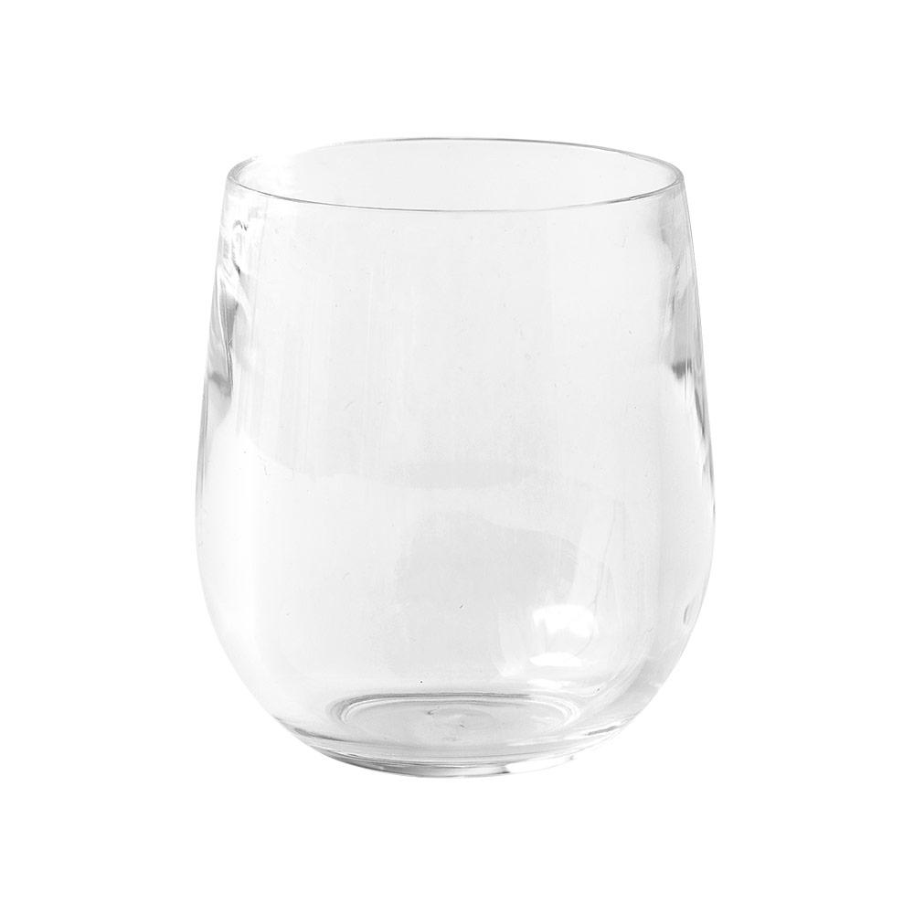 Acrylic Stemless Wine Glass