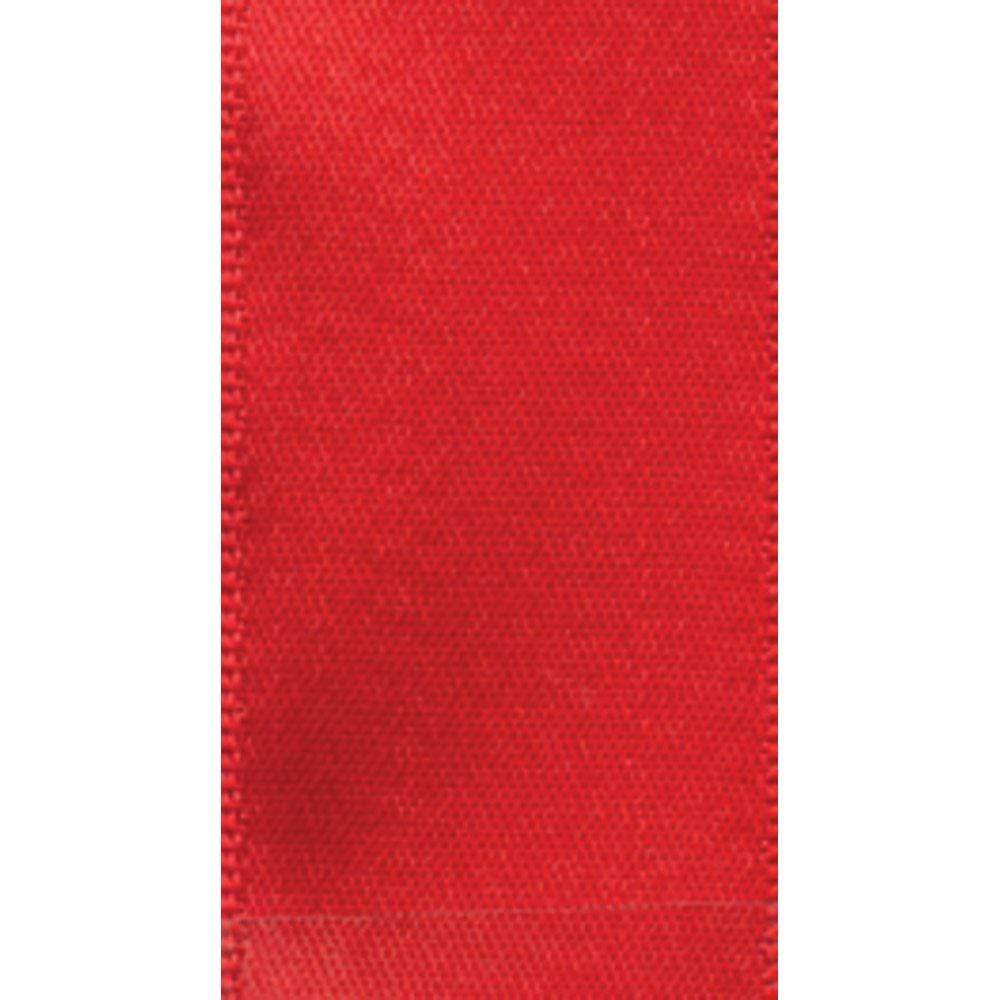 red satin wired ribbon