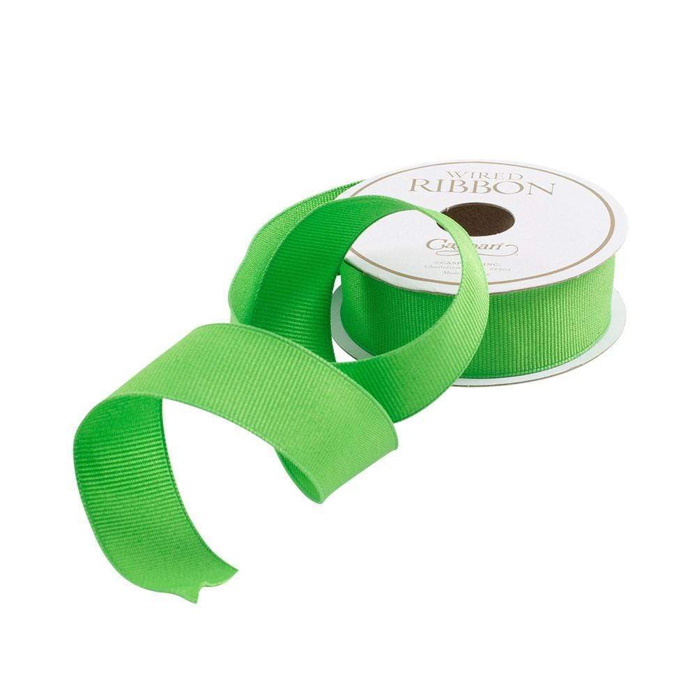 Caspari Narrow Lime Green Grosgrain Satin Ribbon - 8 Yard Spool – Caspari  Europe