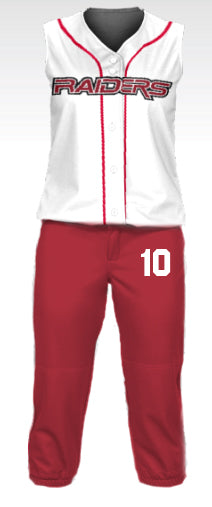 red softball uniforms