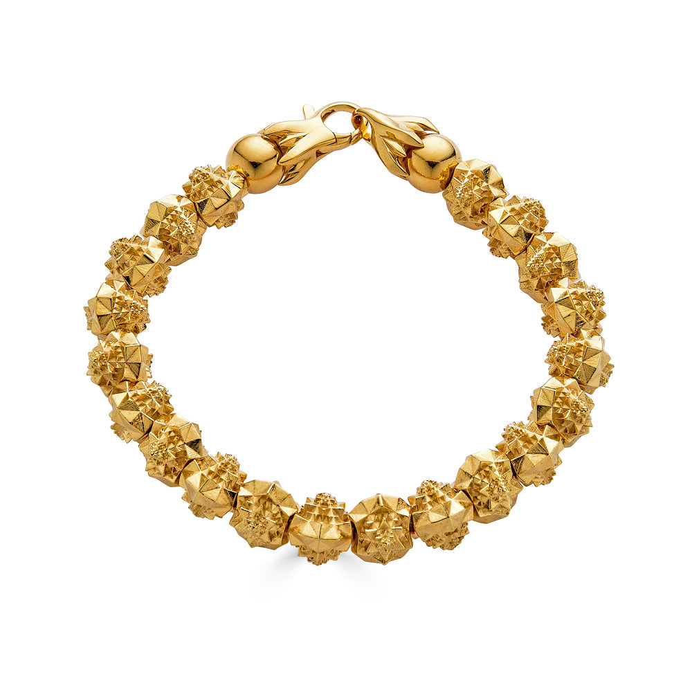 Woodloch Word Block Bracelet - Gold Beads - Woodloch Shoppes - Woodloch  Resort