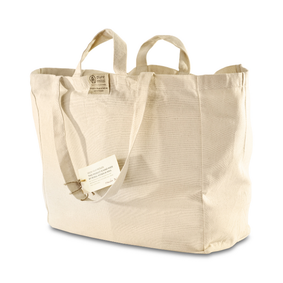 Multi pouch Grocery Bag | Reusable Grocery Bag | Grocery Tote Bag | Plain Totes Bags - Pure Mitti