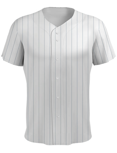 Pinstripe Full-Button Jersey