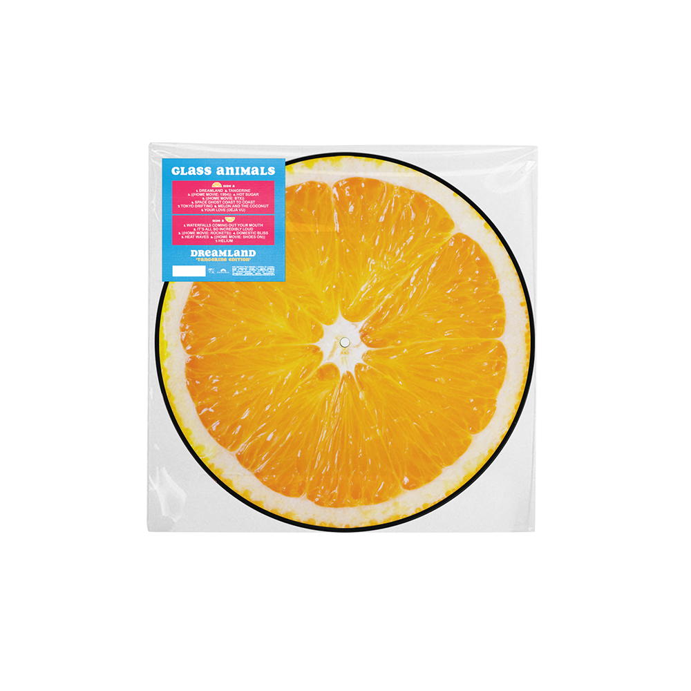 Dreamland Tangerine Picture Disc Glass Animals Official Store