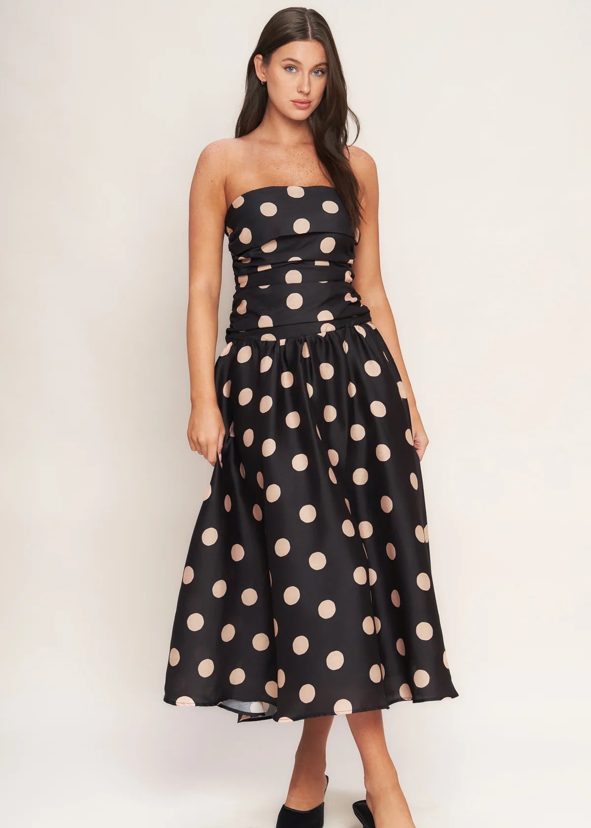 Spotlight Hour Woven Midi Dress