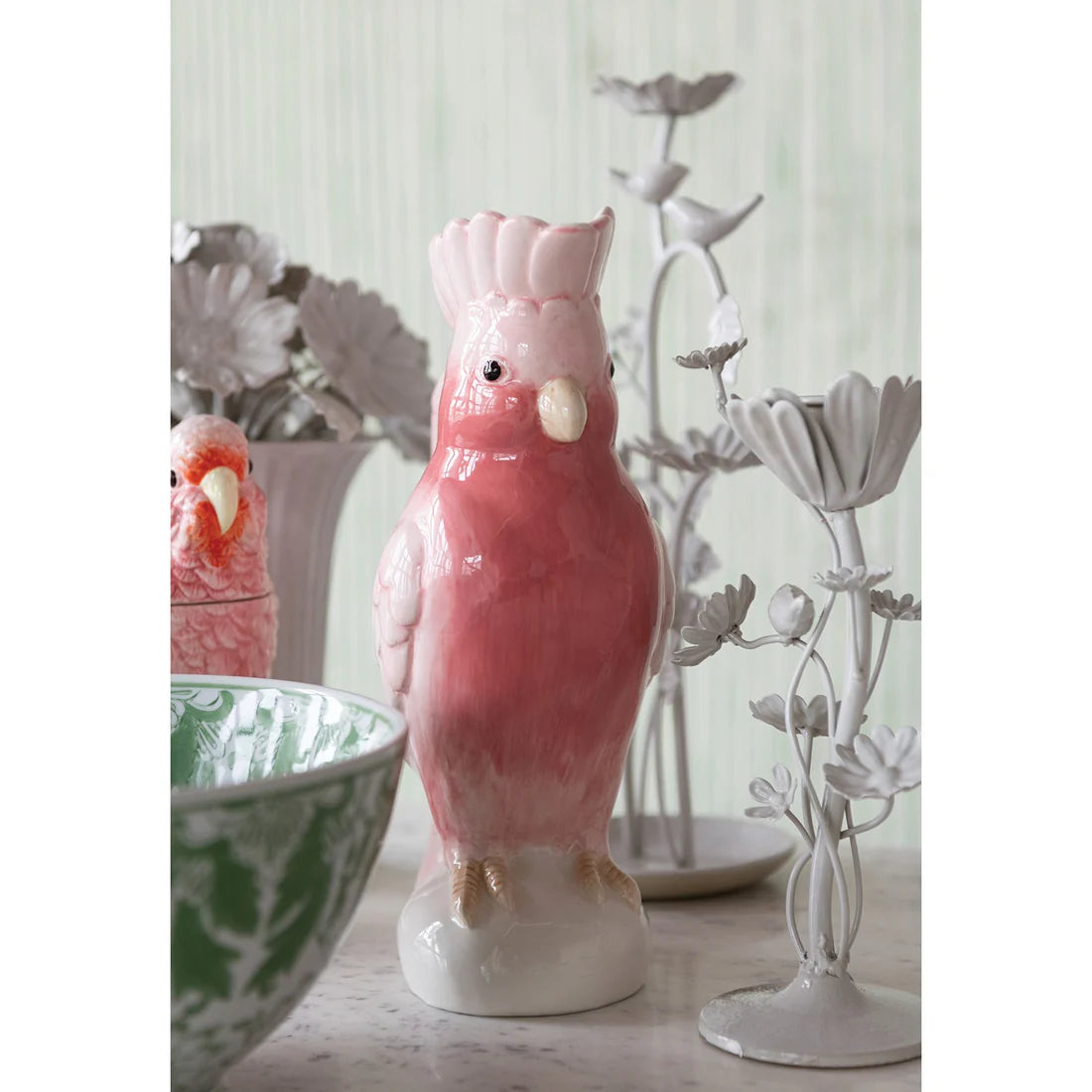 Ceramic Cockatoo Shaped Pitcher