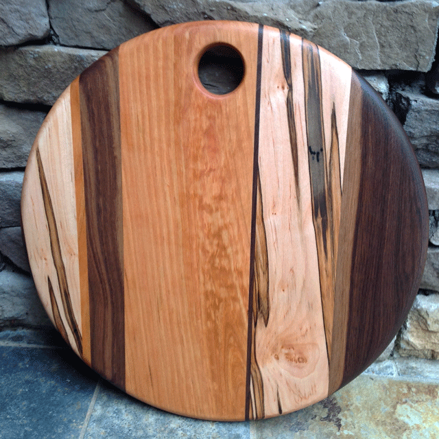 Round wooden board cut from one piece - HerbersLifeHerbersLifestylestyle