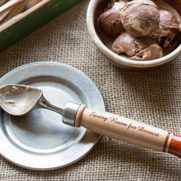 engraved ice cream scoop