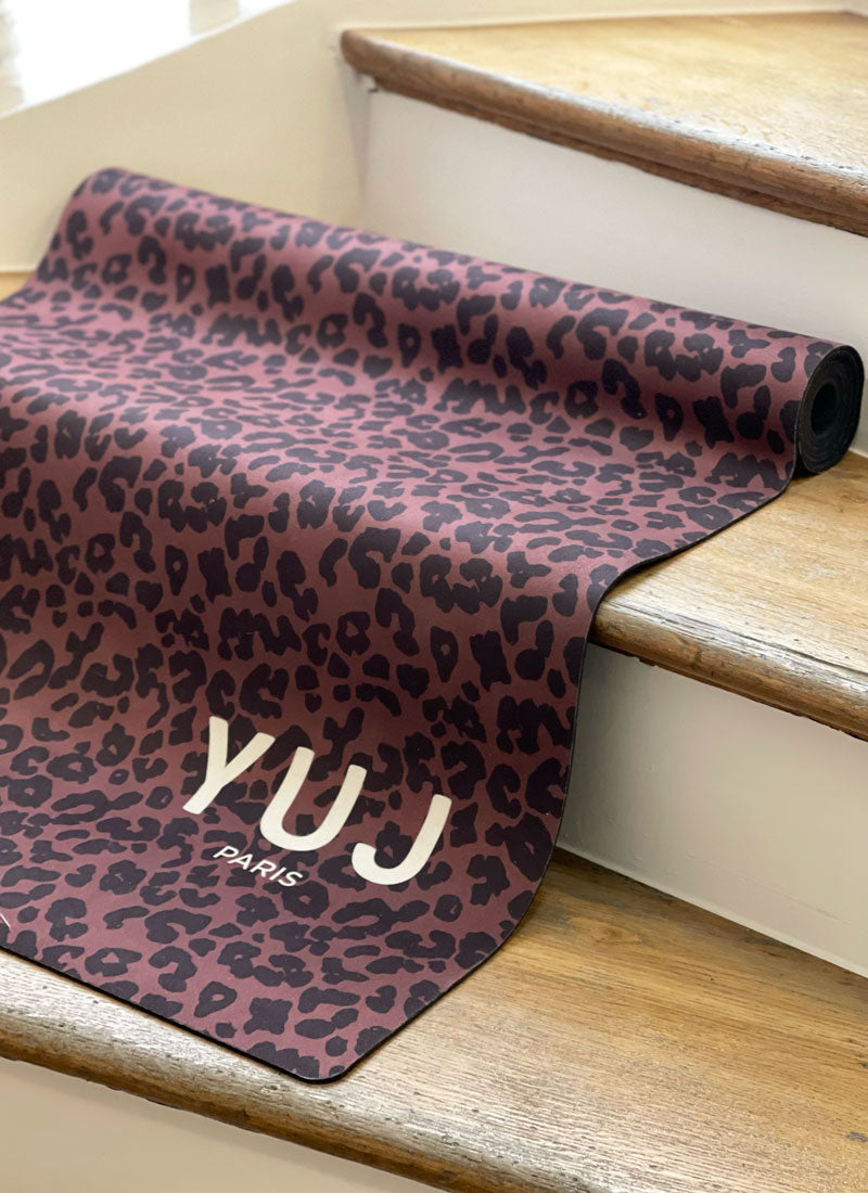 Yoga Mat: BLUSH LEOPARD – Yellow Willow Yoga