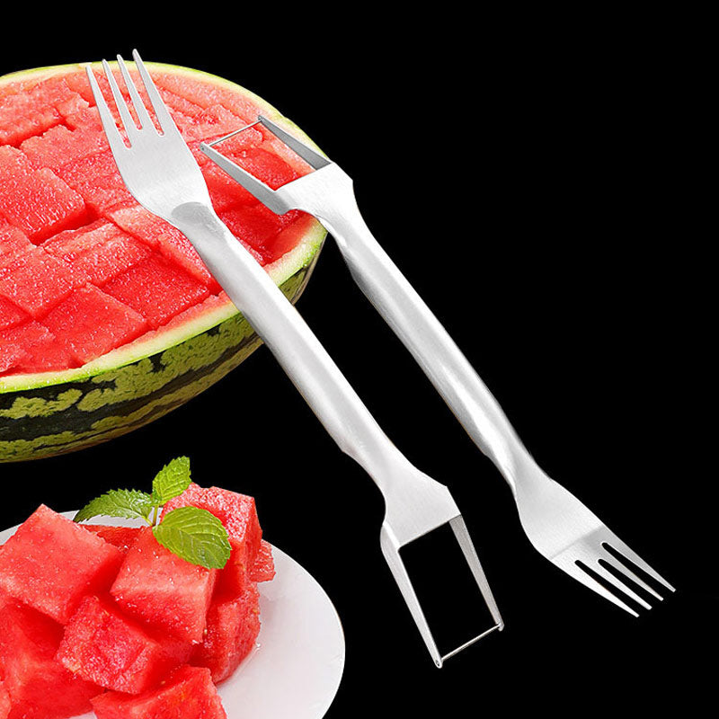 2-in-1-watermelon-fork-slicer-multi-purpose-stainless-steel-watermelon-slicer-cutter-kitchen-fruit-cutting-fork-fruit-divider-kitchen-gadgets