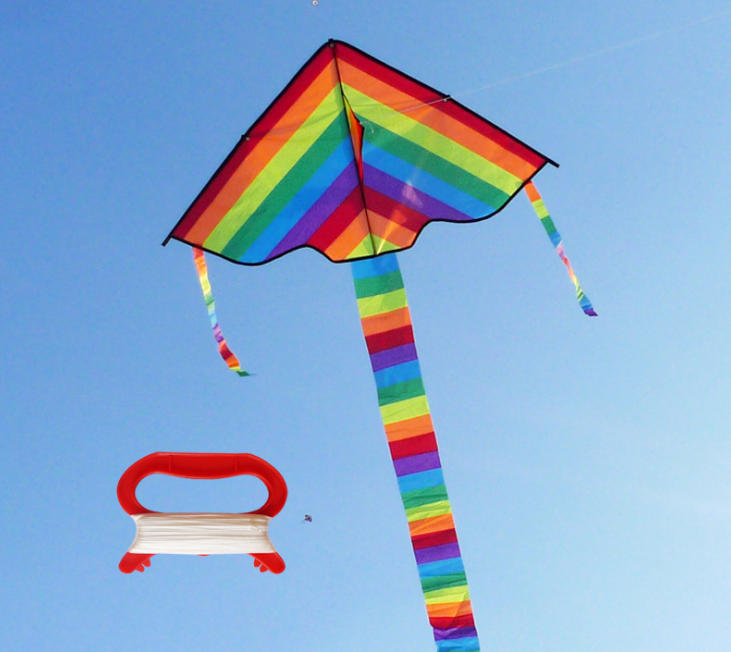 childrens-rainbow-kite-trumpet