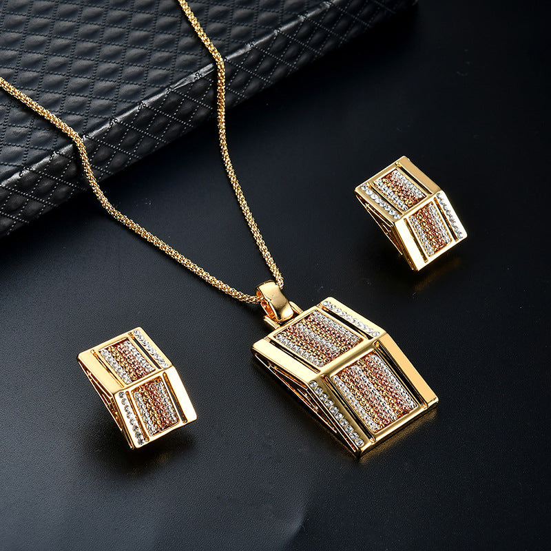 exaggerated-jewelry-series-square-alloy-two-piece-jewelry