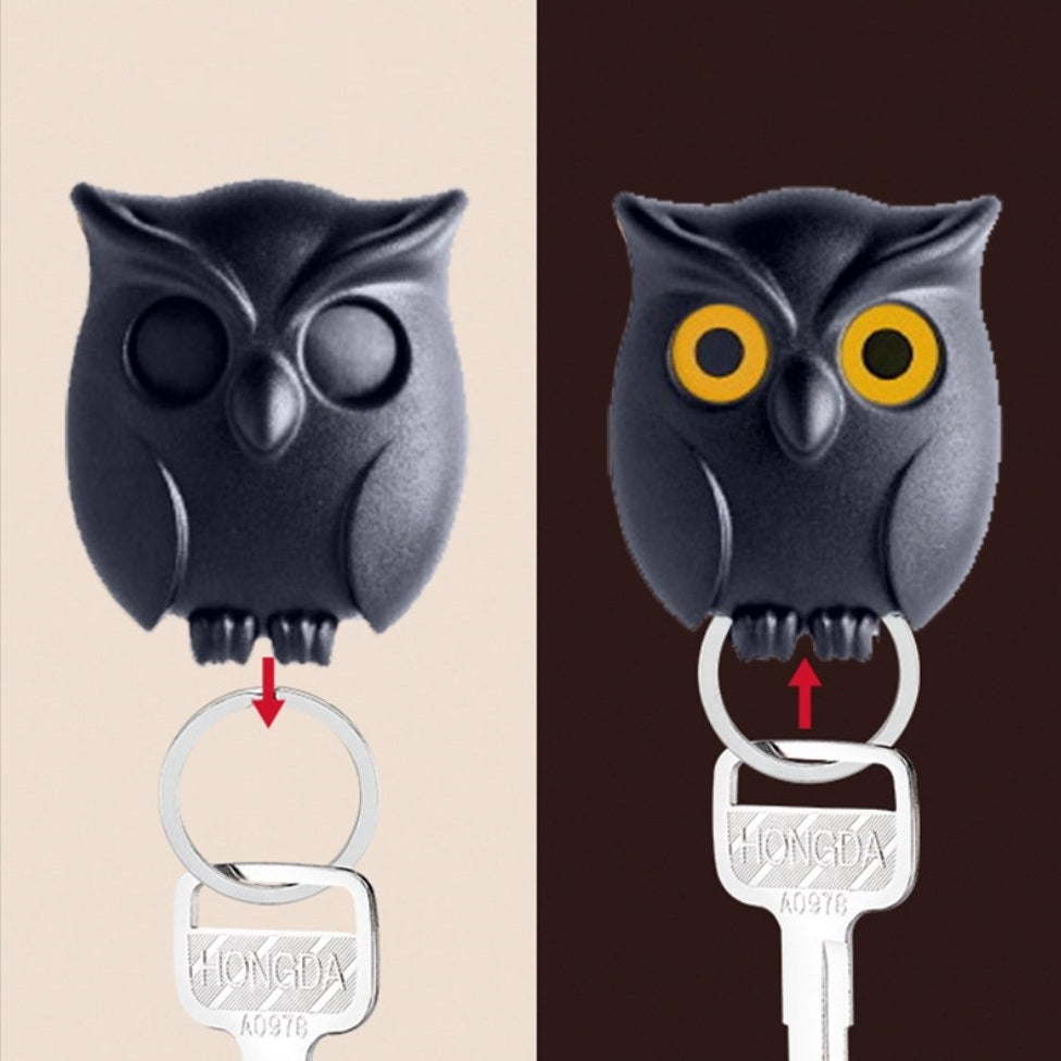 night-owl-magnetic-wall-key-holder-wall-magnets-keep-keychains-hooks