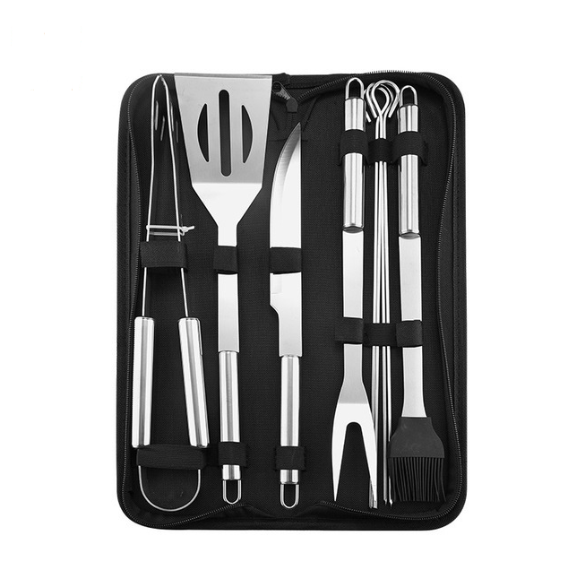 10-pieces-of-bbq-barbecue-tools-outdoor-baking-utensils