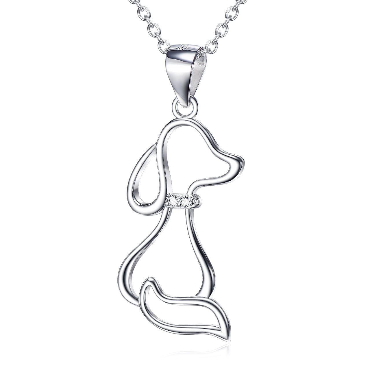 ladies-925-sterling-silver-jewelry-dog-necklace