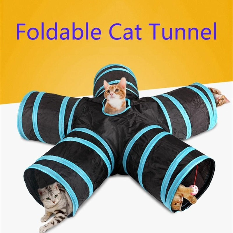 foldable-pet-tunnel-multi-channel-cat-dog-tent-indoor-2-3-4-5-way