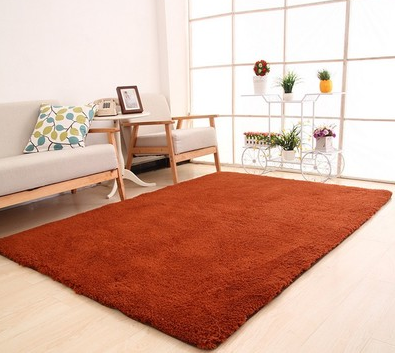 Living Room Rug Area Solid Carpet Fluffy Soft Home Decor White Plush Carpet Bedroom Carpet Kitchen F