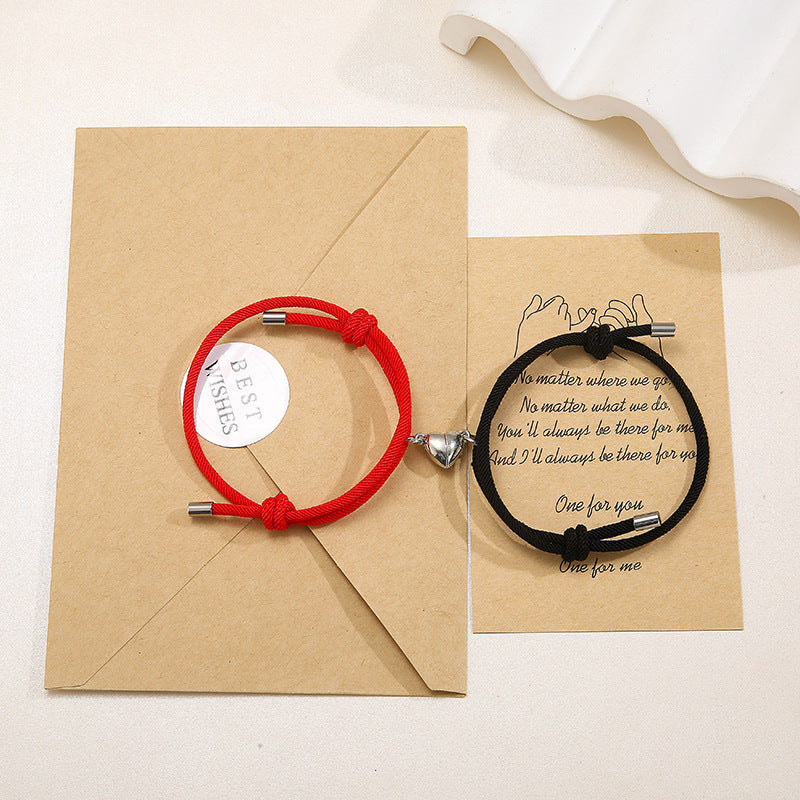 simple-nylon-love-magnetic-bracelet