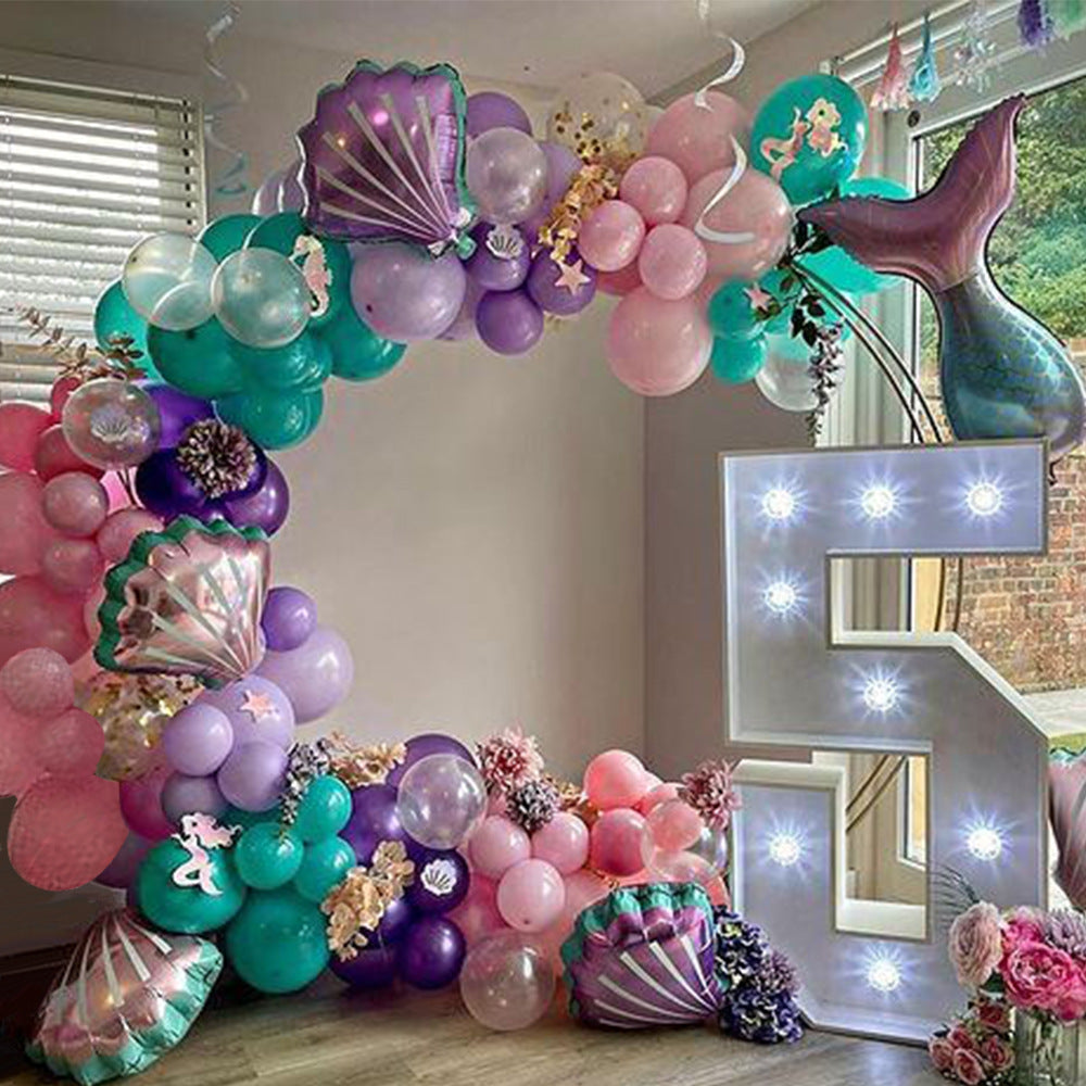 mermaid-theme-latex-aluminum-foil-shell-fishtail-balloon