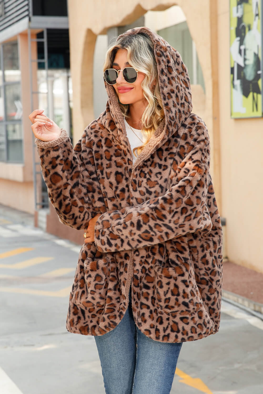 leopard-open-front-hooded-teddy-jacket-with-pockets