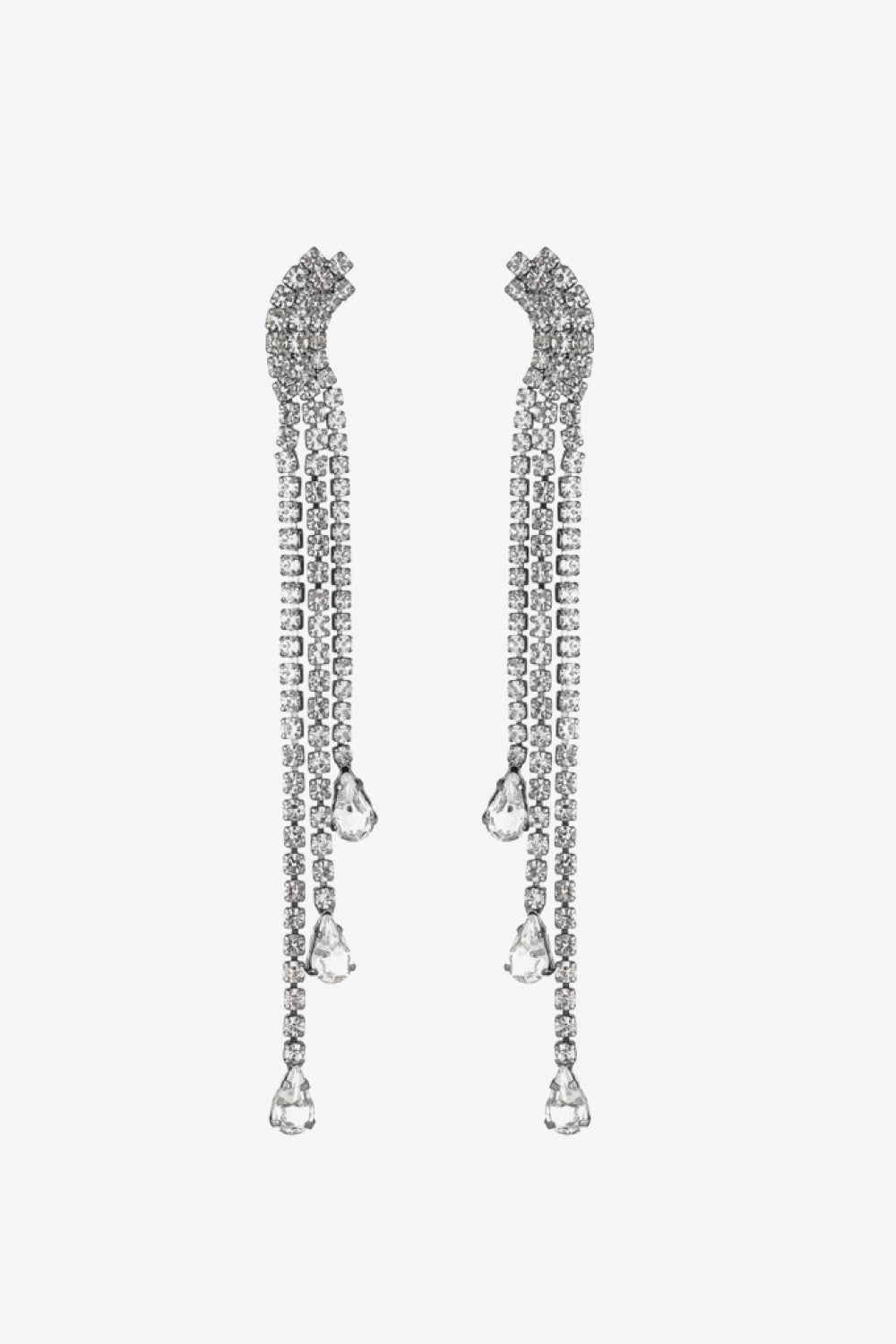 glass-stone-fringe-dangle-earrings