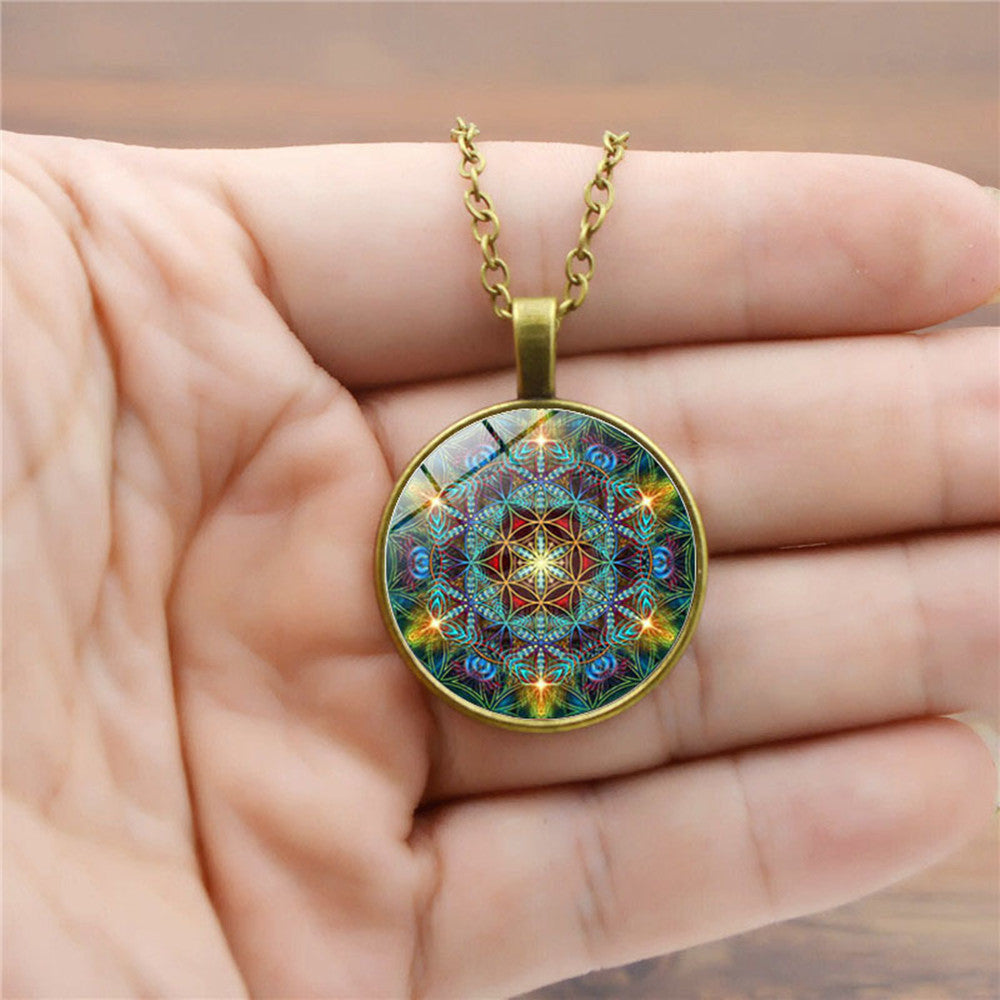 colorful-datura-time-gem-necklace-female-jewelry