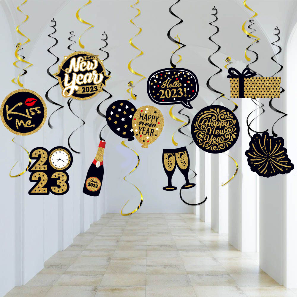 new-year-spiral-decoration-interior-party-decorations