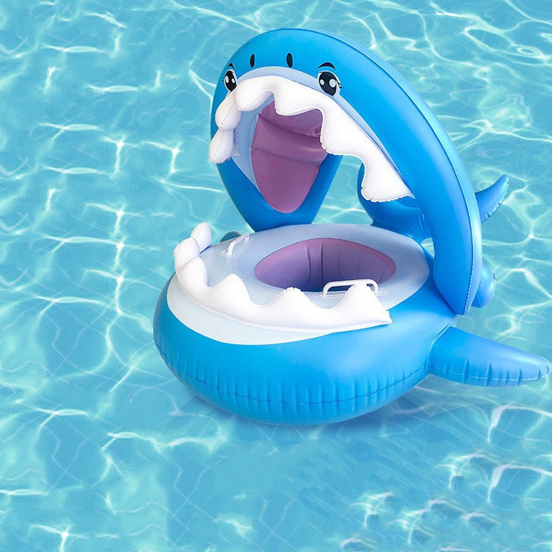 inflatable-swimming-ring-for-kids-with-awning-shark-seat-ring-baby-float-for-swimming-pool-toys-seat-removable-water-ring