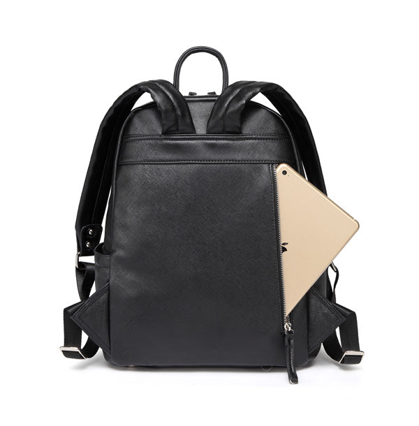 black nappy bag backpack