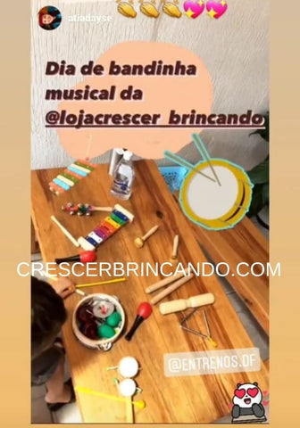 Kit Bandinha Rítmica Crescer Brincando Clientes Depoimentos