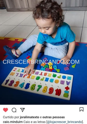 Alfabeto Numérico Montessori Crescer Brincando Clientes Depoimentos