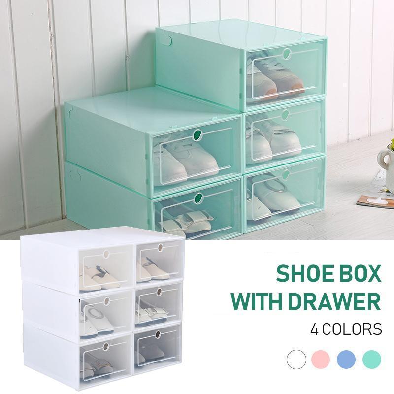 new drawer type shoe box