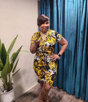 Medallion Me Skirt Set - Curv Bella