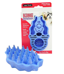kong rubber dog brush