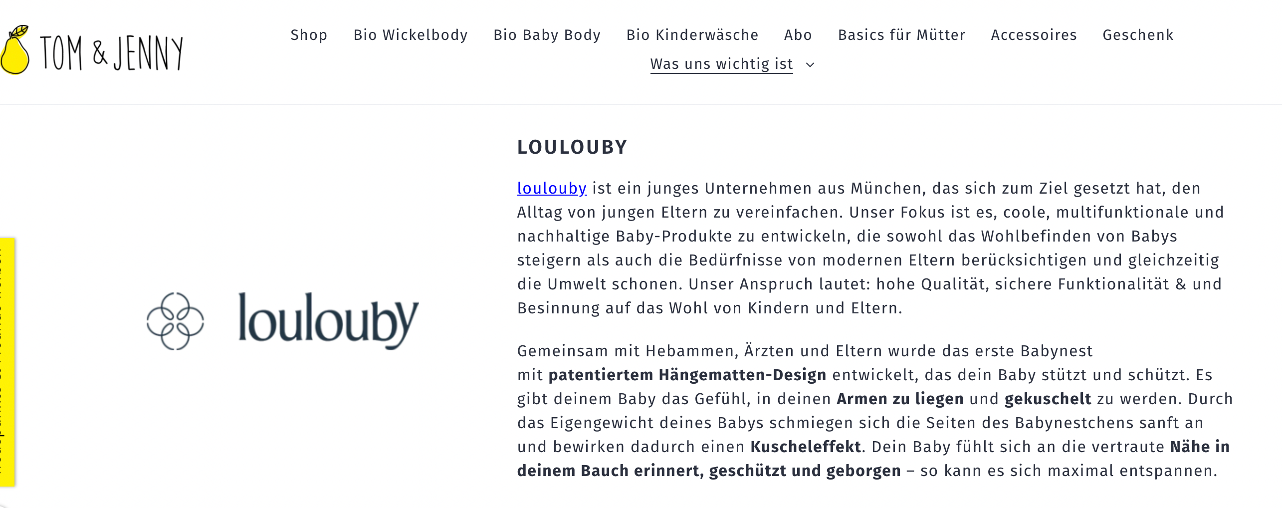 Tom-und-Jenny-Babynest-loulouby-BioBaumwolle-Body