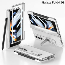 Load image into Gallery viewer, Side Pen Slot Hinge Flip Cover for Samsung Galaxy Z Fold4 5G Case with Screen Protector pphonecover

