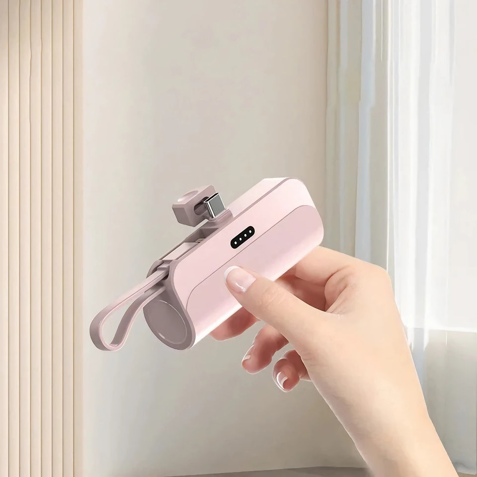 10000mAh Mini Wireless Power Bank – Dual Output, Fast Charging, Ultra-Portable Design