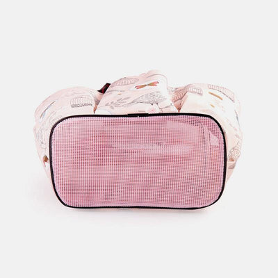 Women Large Capacity Waterproof Portable Tet Bag Outdoor Sport Swimming Cosmetic Bag Storage Bag - Trendha