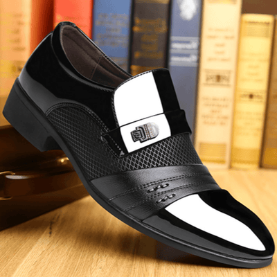 Men Microfiber Business Soft Formal Dress Shoes - Trendha