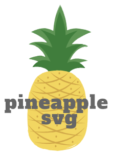 Geometric Frame Svg Pineapple Svg
