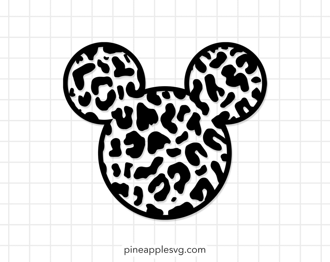 Download Mickey Mouse Leopard Print Svg Pineapple Svg