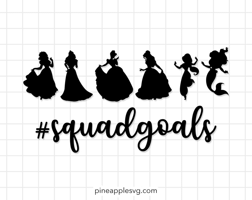 Free Free Disney Princess Squad Goals Svg