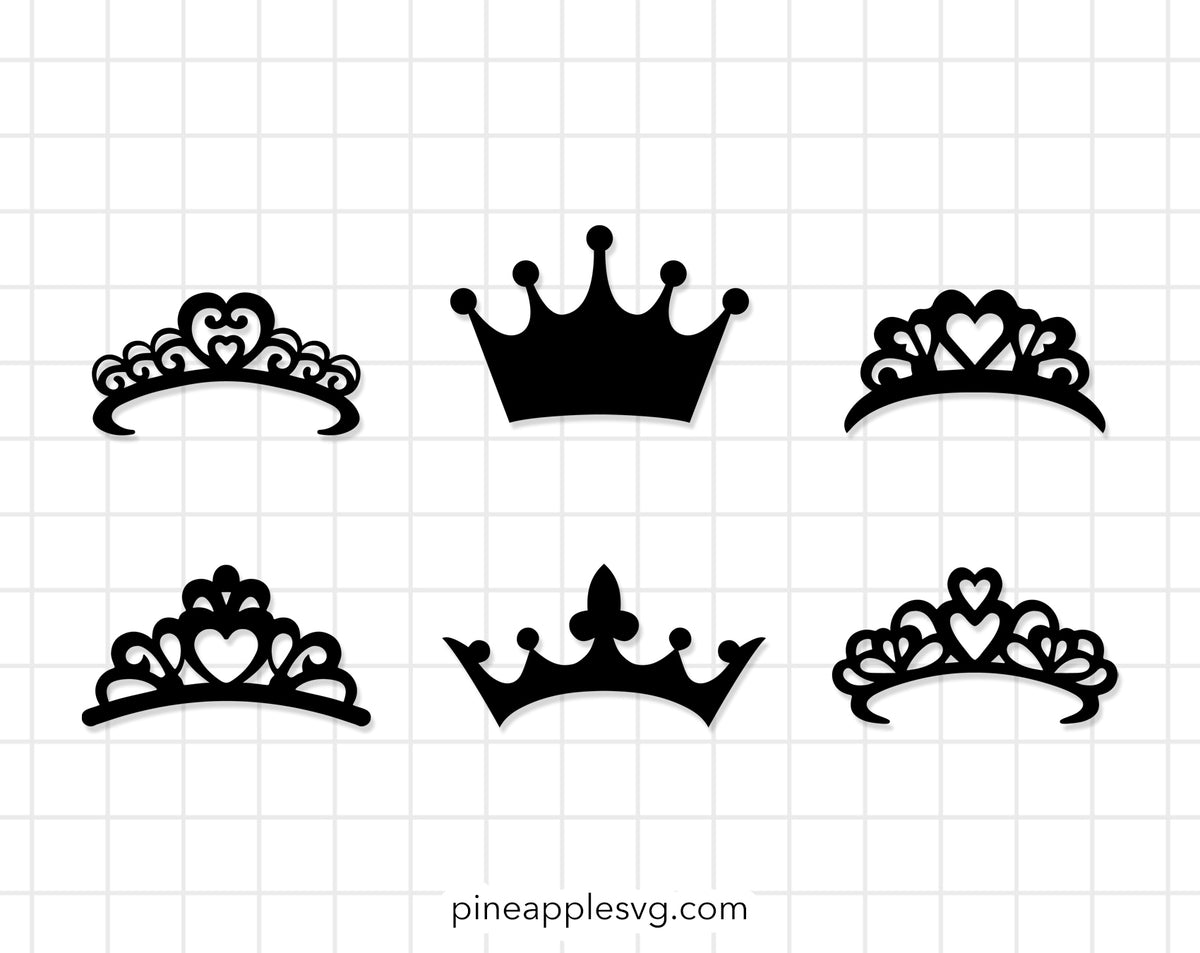 Princess Crown SVG – Pineapple SVG