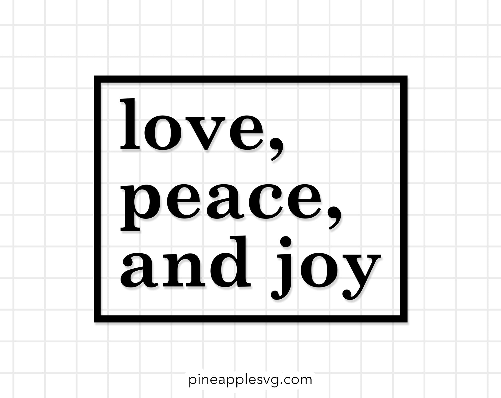 Download Free Love Peace And Joy Svg Pineapple Svg