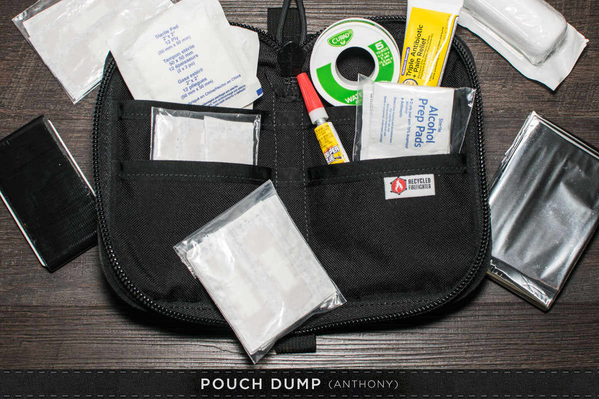 individual first aid kit pouch